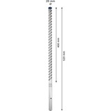 Bosch 2 608 900 229 broca 1 pieza(s), Taladro Taladro, 2 cm, 520 mm, Concreto, Piedra, 40 cm, SDS Max