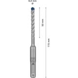 Bosch Expert Broca para martillo SDS plus-7X, Taladro Martillo perforador, Hammer drill bit, 6 mm, 115 mm, Concreto, Piedra, 5 cm