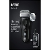 Braun Series 8 - 8450cc, Máquina de afeitar negro/Plateado