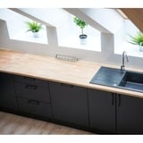 Brennenstuhl Regleta de enchufes estilo Eck de 6 tomas blanco/Acero fino