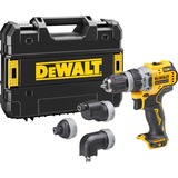 DEWALT Taladro atornillador inalámbrico DCD703NT, 12 Voltios, Taladro/destornillador amarillo/Negro