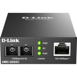 D-Link Convertidor Gigabit Ethernet DMC-G02SC/E negro