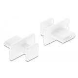DeLOCK 64097 tapón antipolvo para puerto 10 pieza(s) USB Tipo C, Tapa protectora blanco, USB Tipo C, Blanco, 13,9 mm, 14,2 mm, 7,6 mm, 10 pieza(s)
