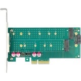 DeLOCK 89047 tarjeta y adaptador de interfaz Interno M.2, SATA, Controlador PCIe, M.2, SATA, Perfil bajo, PCIe 4.0, 5 - 50 °C, -25 - 70 °C