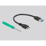 DeLOCK Carcasa externa SuperSpeed USB para SSD mSATA, Caja de unidades negro