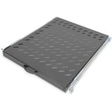 Digitus Baldas extraíbles para armarios de 483 mm (19") gris, Negro, 25 kg, 1U, Turquía, 48,3 cm (19"), 490 mm