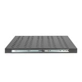 Digitus Baldas extraíbles para armarios de 483 mm (19") gris, Negro, 25 kg, 1U, Turquía, 48,3 cm (19"), 490 mm