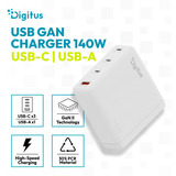 Digitus Cargador USB GaN 140W, 3x USB-C, 1x USB-A 