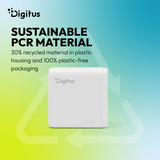 Digitus Cargador USB GaN 140W, 3x USB-C, 1x USB-A 