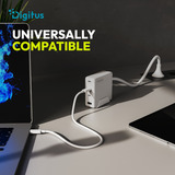 Digitus Cargador USB GaN 140W, 3x USB-C, 1x USB-A 