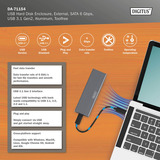 Digitus DA-71154, Caja de unidades aluminio