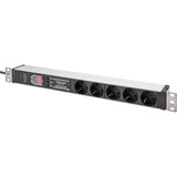 Digitus DN-95433, Regleta negro/Aluminio