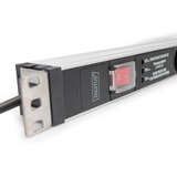 Digitus DN-95433, Regleta negro/Aluminio