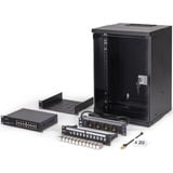 Digitus Set de red SOHO Pro 10" 315x300 mm (AnxP), Armario IT negro