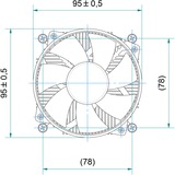 EKL 22210021026, Disipador de CPU 