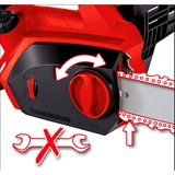 Einhell 4501710 motosierra 1800 W Negro, Rojo, Motosierra eléctrica rojo/Negro, 32,5 cm, 35 cm, 13,5 m/s, Negro, Rojo, 0,16 L, Corriente alterna