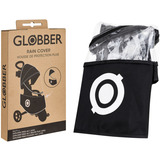 GLOBBER EXPLORER TRIKE Protector contra la lluvia, Cubierta negro/Transparente