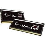 G.Skill Ripjaws F5-4800S3838A32GX2-RS módulo de memoria 64 GB 2 x 32 GB DDR5 4800 MHz, Memoria RAM 64 GB, 2 x 32 GB, DDR5, 4800 MHz, 262-pin SO-DIMM