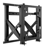 HAGOR VWH-5 2,67 m (105") Negro, Soporte de pared negro, 150 kg, 165,1 cm (65"), 2,67 m (105"), 400 x 400 mm