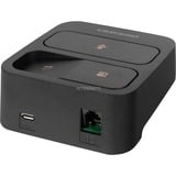 HP Poly MDA105 QD USB-A Analog-Switch, Interruptor/Conmutador negro