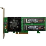 HighPoint SSD7502 controlado RAID PCI Express x16 3.0, 4.0 14 Gbit/s, Controlador M.2, PCI Express x16, 3.0, 4.0, 0, 1, 14 Gbit/s, Low Profile MD2 Card