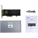 HighPoint SSD7502 controlado RAID PCI Express x16 3.0, 4.0 14 Gbit/s, Controlador M.2, PCI Express x16, 3.0, 4.0, 0, 1, 14 Gbit/s, Low Profile MD2 Card