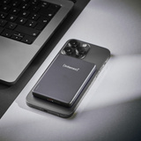 Intenso Magnetic Wireless Powerbank MW5000 Gris, Banco de potencia gris