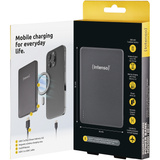 Intenso Magnetic Wireless Powerbank MW5000 Gris, Banco de potencia gris