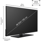 JVC LT-40VF4455, Televisor LED negro