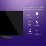JVC LT-40VF4455, Televisor LED negro