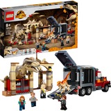 LEGO 76948 Jurassic World Fuga de los Dinosaurios T. rex y Atrocirraptor de Juguete, Juegos de construcción Juego de construcción, 8 año(s), Plástico, 466 pieza(s), 1,04 kg