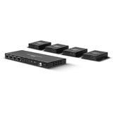Lindy Extensor divisor HDMI e IR de 4 puertos, Splitter HDMI negro