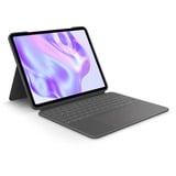 Logitech Combo Touch QWERTZ Alemán Smart Connector Grafito, Teclado grafito, QWERTZ, Alemán, Trackpad, 1,8 cm, 1 mm, Apple