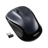 Logitech M325s ratón Viajes Ambidextro RF inalámbrico Óptico 1000 DPI plateado oscuro/Negro, Ambidextro, Óptico, RF inalámbrico, 1000 DPI, Negro