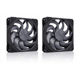 Noctua NF-A12x25 G2 PWM Sx2-PP chromax.black, Ventilador negro