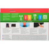 One for all Antena de interior DVB-T2 SV 9385 negro