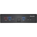 Shuttle DS50U7 PC/estación de trabajo barebone 1,3 l tamaño PC Negro i7-1355U negro, 1,3 l tamaño PC, Mini PC barebone, DDR5-SDRAM, PCI Express, Serial ATA III, Ethernet, 90 W