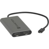 Sonnet TB3-DHDMIG, Adaptador gris/Negro