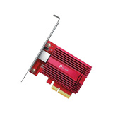 TP-Link TX401 adaptador y tarjeta de red Interno Ethernet 10000 Mbit/s, Adaptador de red rojo, Interno, Alámbrico, PCI Express, Ethernet, 10000 Mbit/s, Rojo