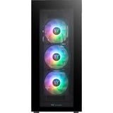 Thermaltake Divider 500 TG ARGB Midi Tower Negro, Cajas de torre negro, Midi Tower, PC, Negro, ATX, micro ATX, Mini-ITX, SPCC, 17 cm