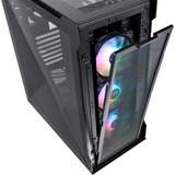 Thermaltake Divider 500 TG ARGB Midi Tower Negro, Cajas de torre negro, Midi Tower, PC, Negro, ATX, micro ATX, Mini-ITX, SPCC, 17 cm