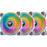 Thermaltake Riing Quad 14 RGB Carcasa del ordenador Ventilador 14 cm Blanco blanco, Ventilador, 14 cm, 500 RPM, 1400 RPM, 26,1 dB, 60,17 cfm