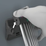 Wera Juego de llaves hexagonales angulares Hex-Plus 8, 9 piezas, Destornillador cromado