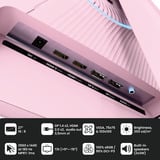 Arozzi Nova 27T2K180, Monitor de gaming rosa neón