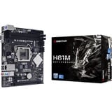 Biostar H61MHV3 placa base Intel® H61 LGA 1155 (Socket H2) micro ATX gris, Intel, LGA 1155 (Socket H2), Intel® Celeron®, Intel® Core™ i3, Intel® Core™ i5, Intel® Core™ i7, Intel® Pentium®, LGA 1155 (Socket H2), DDR3-SDRAM, DIMM