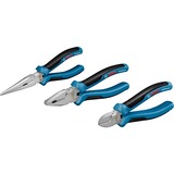 Bosch 1 600 A01 6BG alicate Juego de alicates, Set de pinzas azul/Negro, Juego de alicates, Acero cromo vanadio, Caucho