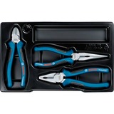 Bosch 1 600 A01 6BG alicate Juego de alicates, Set de pinzas azul/Negro, Juego de alicates, Acero cromo vanadio, Caucho
