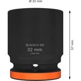 Bosch Dado de impacto PRO 32mm, 3/4", Llave de tubo negro