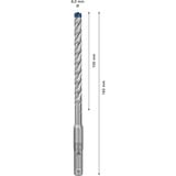Bosch Expert Broca para martillo SDS plus-7X, Taladro Martillo perforador, Hammer drill bit, 8 mm, 165 mm, Concreto, Piedra, 10 cm