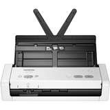 Brother ADS-1200 escaner Escáner con alimentador automático de documentos (ADF) 600 x 600 DPI A4 Negro, Blanco, Escáner de alimentación de hojas gris/Negro, 215 x 863 mm, 600 x 600 DPI, 1200 x 1200 DPI, 48 bit, 24 bit, 25 ppm